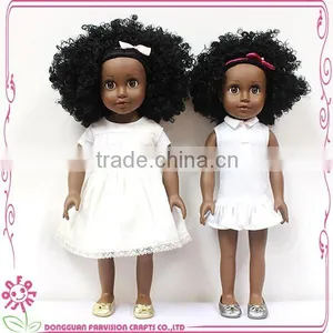 Baby Twins Black Girl Dolls Design Lovely Dolls 18 Inch Girl Black Girl thumbnail-1