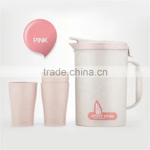 Wheat Straw Hot and Cold Water Jug Set thumbnail-3