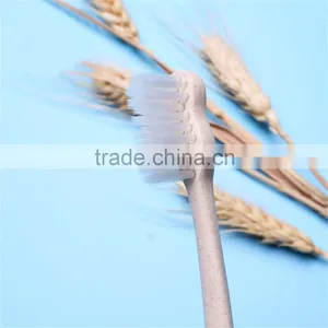 Wheat Straw Non-toxic Wholesale Kid Toothbrush Child Toothbrush Baby Toothbrush Quality Choice thumbnail-4