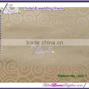 Wholesale Jacquard Damask Table Linens for Table Decorations in Banquets, Events thumbnail-2