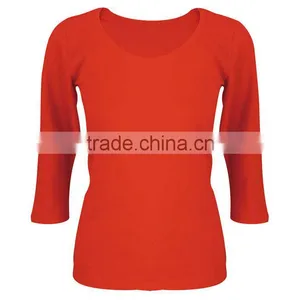 Ladies Plain Shorten Sleeve Tshirts thumbnail-1