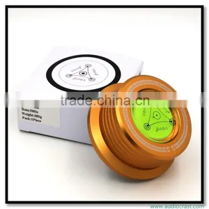 280g Gold Record Weight Turntable Record Clamp LP Disc Stabilizer Turntable for Vibration Balanced CD Player thumbnail-3