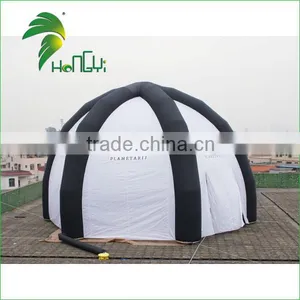 Advertising10m Tall White And Black Inflatable Spider Tent With Blower Attached thumbnail-2