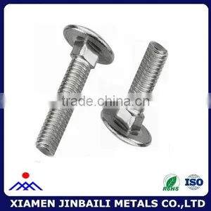 High Quality 304 316 Stainless Carriage Bolts thumbnail-1