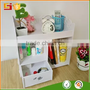 Bedroom Regularly Plastic Book Storage Box With Drawer thumbnail-1