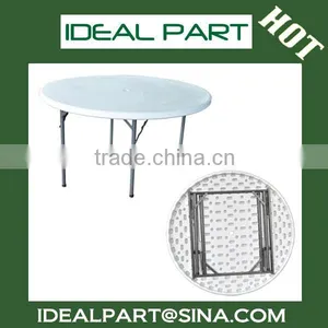 Round Folding Table (HDPE,Folding,plastic Table IDEALY110) thumbnail-1