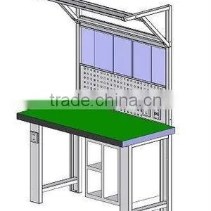 Steel Work Table With Door and Light thumbnail-1