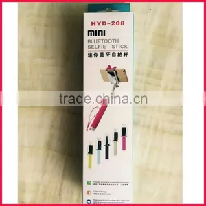 D09 Double System Extendable Mirror Selfie Stick,D09 Selfie Stick Monopod With Glass Mirror thumbnail-3
