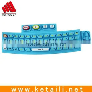 High Quality Silicone Small Size Keyboard Shenzhen Factory thumbnail-1