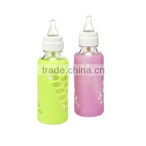 Fashionable Colorful Heatproof Resuable Silicone Bottle Sleeve thumbnail-3