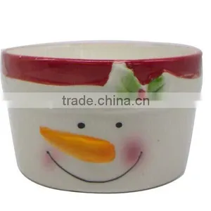 Christmas Novelty Design Colorful Ceramic Dip Bowl thumbnail-1