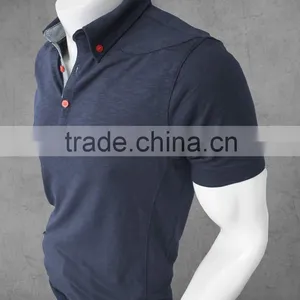 100% Blank PERU PIMA COTTON Polo Shirt Customizable thumbnail-2