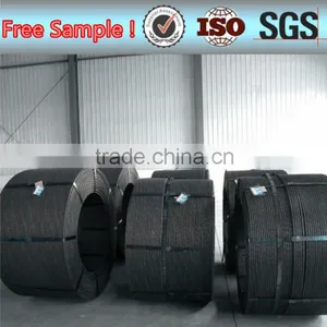 Supply 12.70 15.24mm Unbonded Prestressed Concrete 7-wire Strand(PC Strand) thumbnail-1