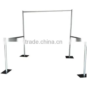 Tradeshow Booth Structure Pipe and Drape Hot Selling 10ft X10ft Convention Curtain and Pipe Kits thumbnail-5