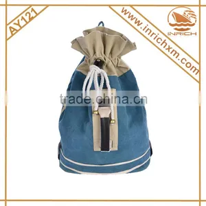2014 Drawstring Backpack ,canvas Drawstring Backpack thumbnail-1
