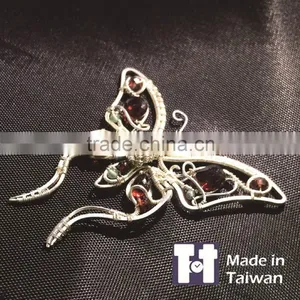 Delicacy Manual Design Butterfly Sterling Silver Necklaces Jewelry thumbnail-2