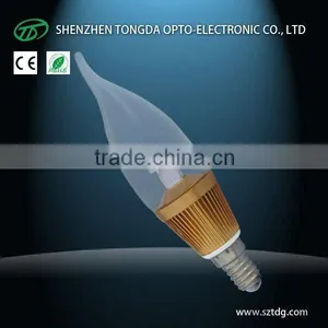 3w Led Candle Bulb E14 Cool White(CE& Rohs) thumbnail-1