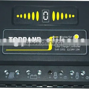 Solli 1501 12/24V 15A Auto Recognize Solar Controller for Solar System,solar Lighting thumbnail-1