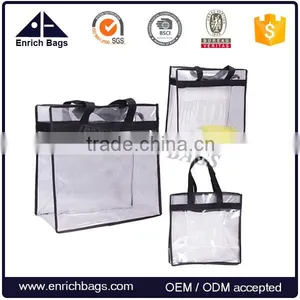 Enrich Clear PVC Tote Bag Transparent Shopper Tote Bag In Fashion Design Quality Choice thumbnail-1
