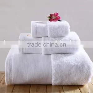 Factory Directly Sale Cotton 16s Custom Embroidery White Hotel Towels Supplier thumbnail-2