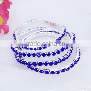 Ss>>>2015 Hot Sale Children Cute Bracelets Multicolor Crystal Tennis Bracelets thumbnail-4