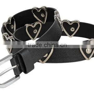 Alloy Pin Buckle Belt Female Heart Design thumbnail-2