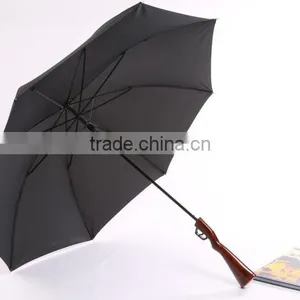 Black Gun Shape Personality Striaght Rifle Umbrella thumbnail-5
