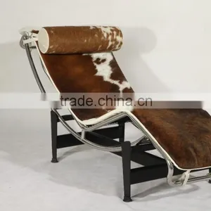 Replica Designer Furniture China Manufacturer Living Room LC4 Leather Chaise Lounge Chairs thumbnail-2
