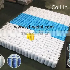 Sleep Well Bedding Natural Latex Foam Pocketed Spring Coil in Coil Queen Size Mattress EV1303 thumbnail-2