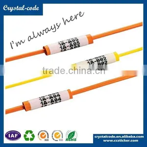 Eco-friendly Vinyl Tear Proof Factory Price Wrap Wire Label thumbnail-1
