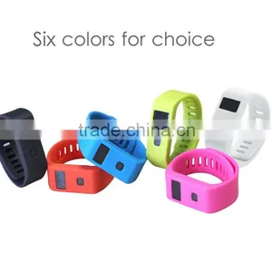 Wireless Smart Wristband Band OLED Display Bluetooth 4.0 Waterproof IP65 Pedometer Sleeping Calorie IOS Android 4.3 thumbnail-2
