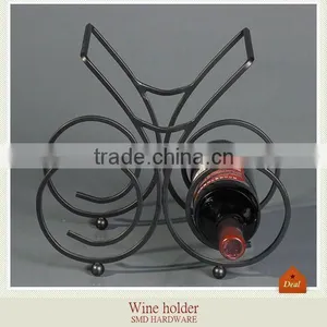 Chrome Metal Wine Holder for Wine Bottle thumbnail-1