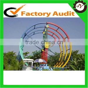 Kids Attracition Roller Coaster Ferris Ring Car Ride thumbnail-4