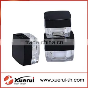 Square Cosmetic Acrylic Cream Jar, Acrylic Container thumbnail-1