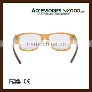 Hot Selling Sunglasses & Optical Frames Veneer Wood Glasses Frames With Acetate Temple OEM Design Available thumbnail-3