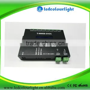 T-8000B DMX SD Card Controller Support Standard DMX512 WS2811 With Adress Writer Function thumbnail-1