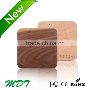 Best Gift in World Market External Power Bank for Lenovo 2600mah Power Bank Charger Usb Hub Wood Power Bank Private Label thumbnail-5