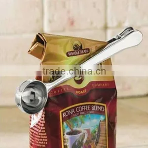 Stainless Steel Coffee Spoon and Clip thumbnail-1
