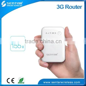 Built-in 5200mAh Li-ion Battery With Power Bank Function 3G Wifi Router thumbnail-2