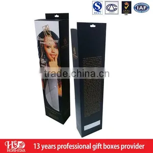 Printing Logo Colorful Box for Hair Extension Packing thumbnail-1