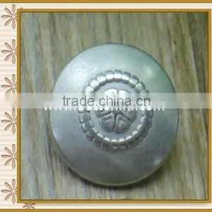 Factory Wholesale Crystal Rhinestone Silver Metal Button thumbnail-1