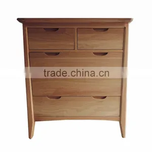 Solid Wood 3+2 Drawer Chest Modern Design thumbnail-1