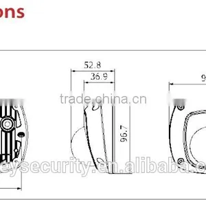 1.3 Megapixel Hikvision Cameras Mini Dome HIKVISION Camera Built in POE thumbnail-5
