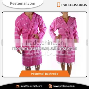 Traditional Design Pestemal Bathrobe With Light Weight and Quick Drying Property thumbnail-1