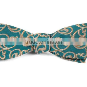 2016 Latest Design High Quality Pre-tied Skinny Cotton Bowties for Men thumbnail-1