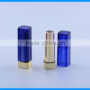 Wholesale Plastic Jewelry Bule Fancy Empty Lipstick Tube thumbnail-1