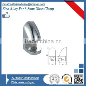 for 8-10mm Thickness Glass Zinc Alloy Clamp thumbnail-1