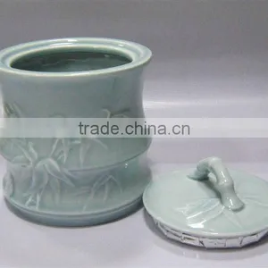 Porcelain Tea Caddy thumbnail-1