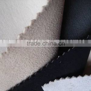 Suede Bonded With Pu Coagulated Woven Base thumbnail-1