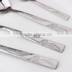 Embossed Stainless Steel Cutlery Set(KX-S150) thumbnail-3
